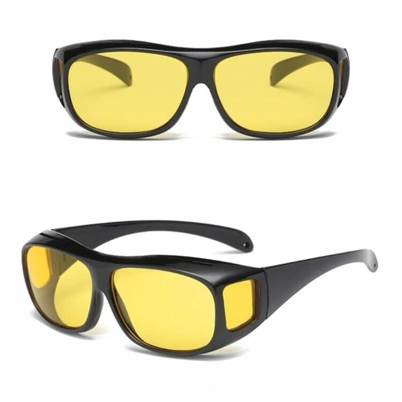 

2 pcs Night Vision Driver Goggles Unisex HD Vision Sun Glasses Car Driving Glasses UV Protection Polarized Sunglasses Eyewear