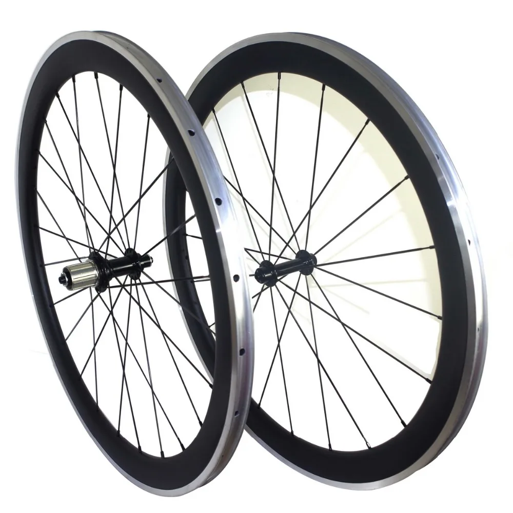 Buy 700C Alloy carbon wheels 50mm 60mm 90mm depth 23mm