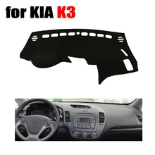 Приборной панели автомобиля Обложка Коврик для KIA K3 все годы левым dashmat pad тире охватывает авто аксессуары для приборной панели