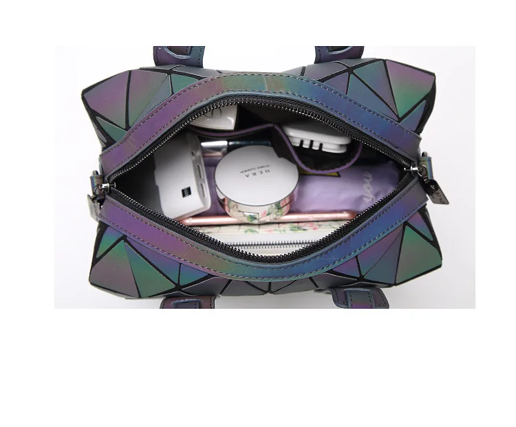 Новые модные сумки-мессенджеры, женская светящаяся сумка Bao, сумка-тоут с блестками, геометрические Наплечные сумки, простые складные сумки, клатч bolso