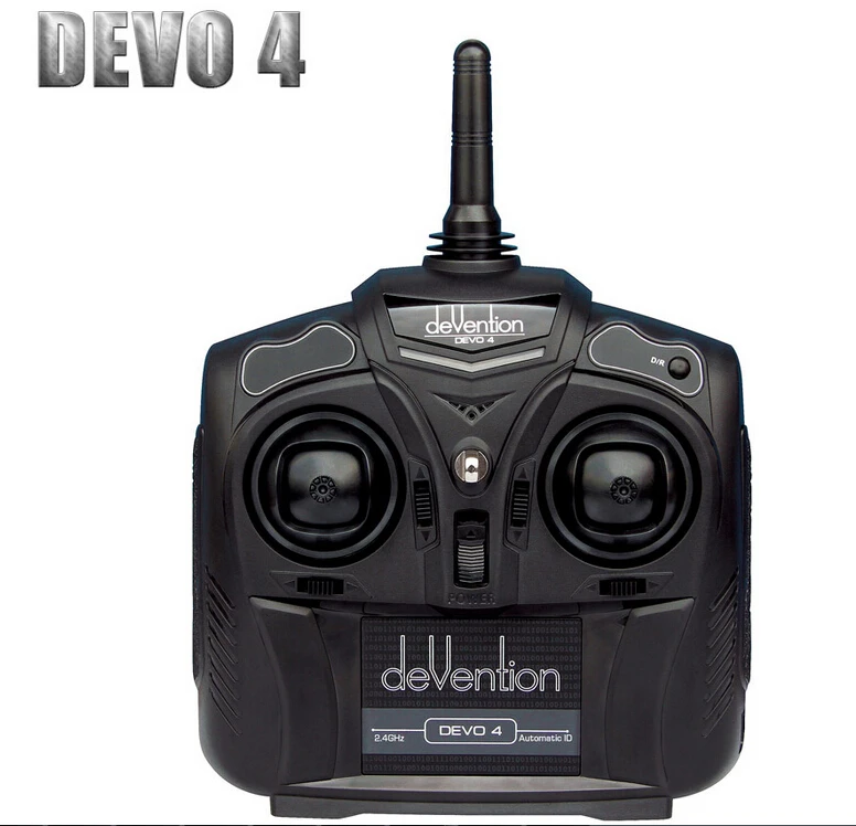 

100% Original Walkera 4 channels 2.4Ghz Remote Control DEVO 4 Transmitter for QR Ladybird V2,Y6,Y8,Y100 etc