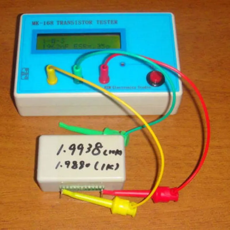 

Transistor Tester Diode Triode Capacitance ESR resistance Meter MOS PNP NPN Tester Digital Electrical Diagnostic-Tool