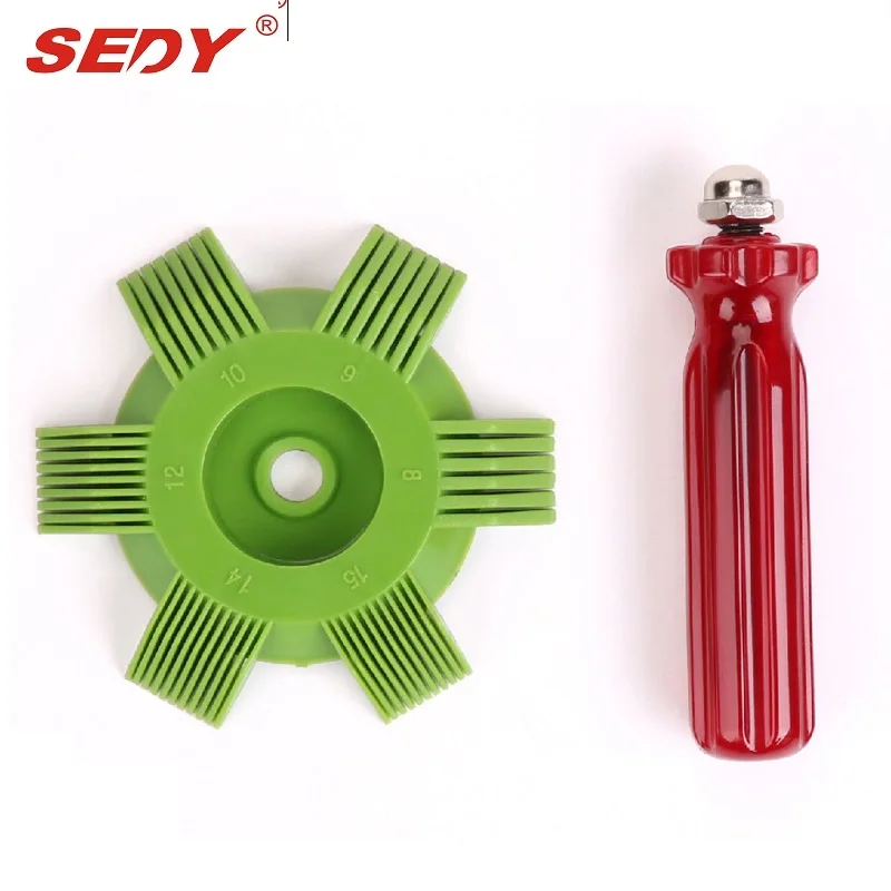 SEDY Tools A/C Radiator Evaporator Fin Straightener Comb Rake Reapir