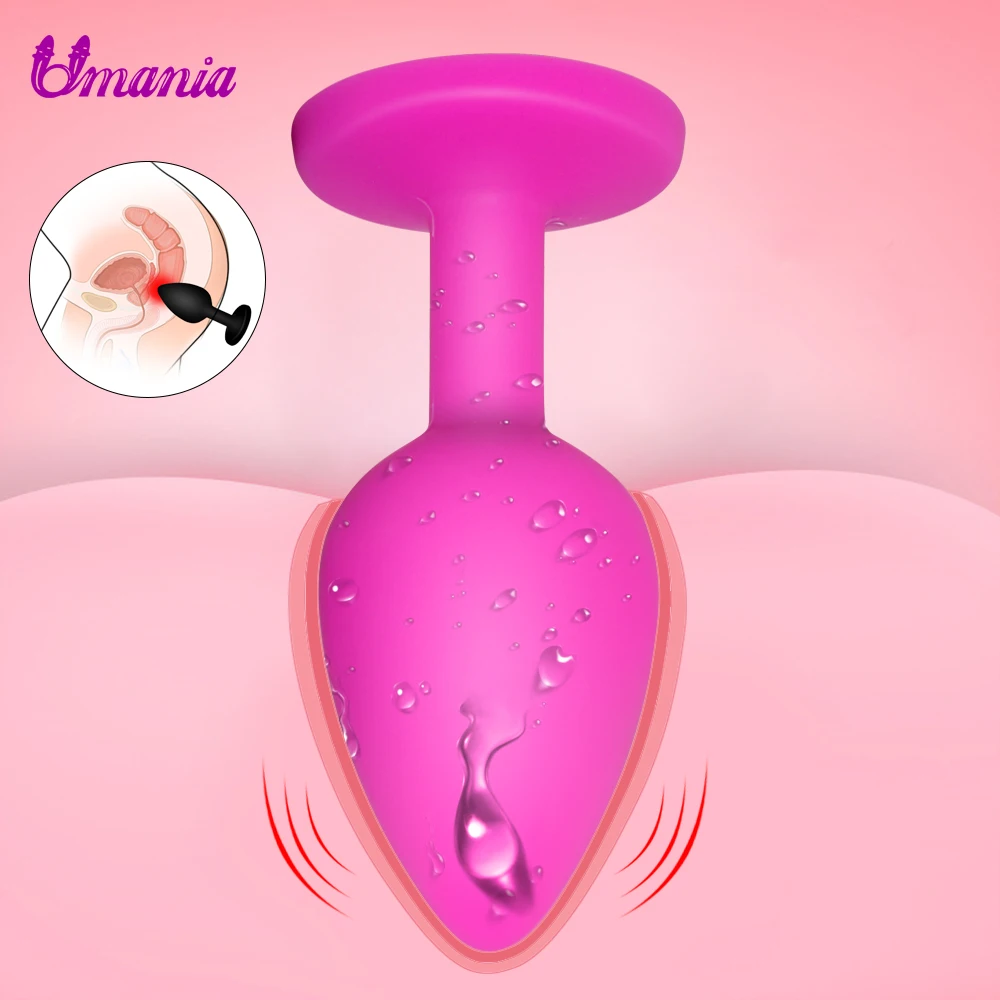 Silicone Anal Sex Toys for Women and Men Erotic Butt Plugs with Colorful Crystal Jewelry Adult Beads Anus Product Anal Plug