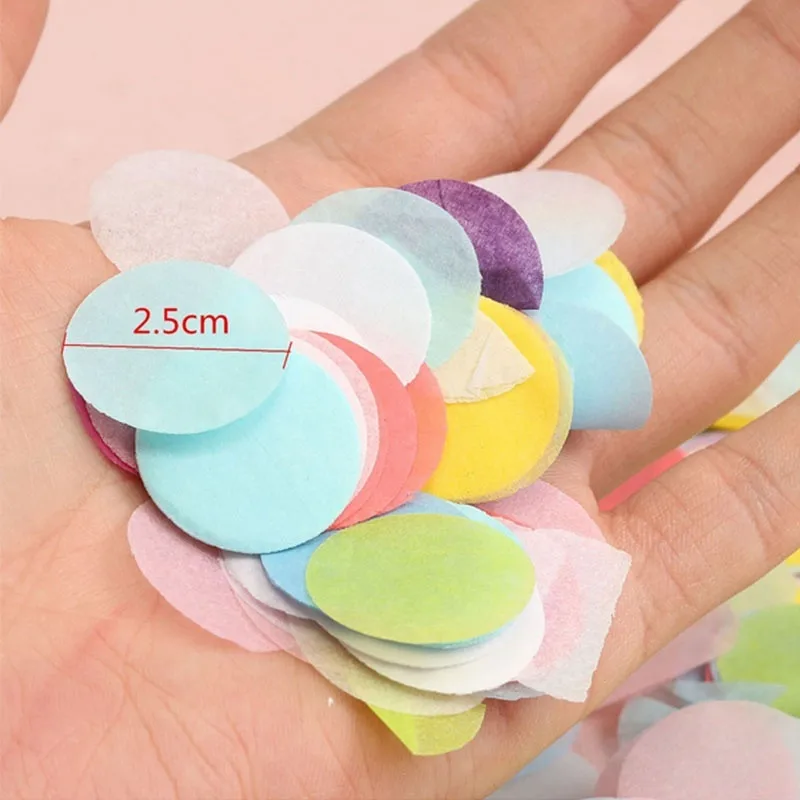 30g/bag 2.5cm Paper Confettis Dots for Wedding Party Decoration Filled in Balloon Party Accessories Festival Celebration Supply