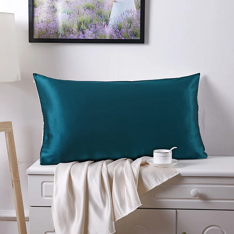 

2pcs/lot 100% silk double-sided silk pillowcase,Summer waterproof cool pillowcase.