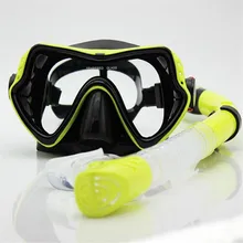 

2017 Scuba Diving Silicone Mask Snorkel Durable Safe Professional Wear Resistant Diving Mask Set Soft Comfortable Swimming Set