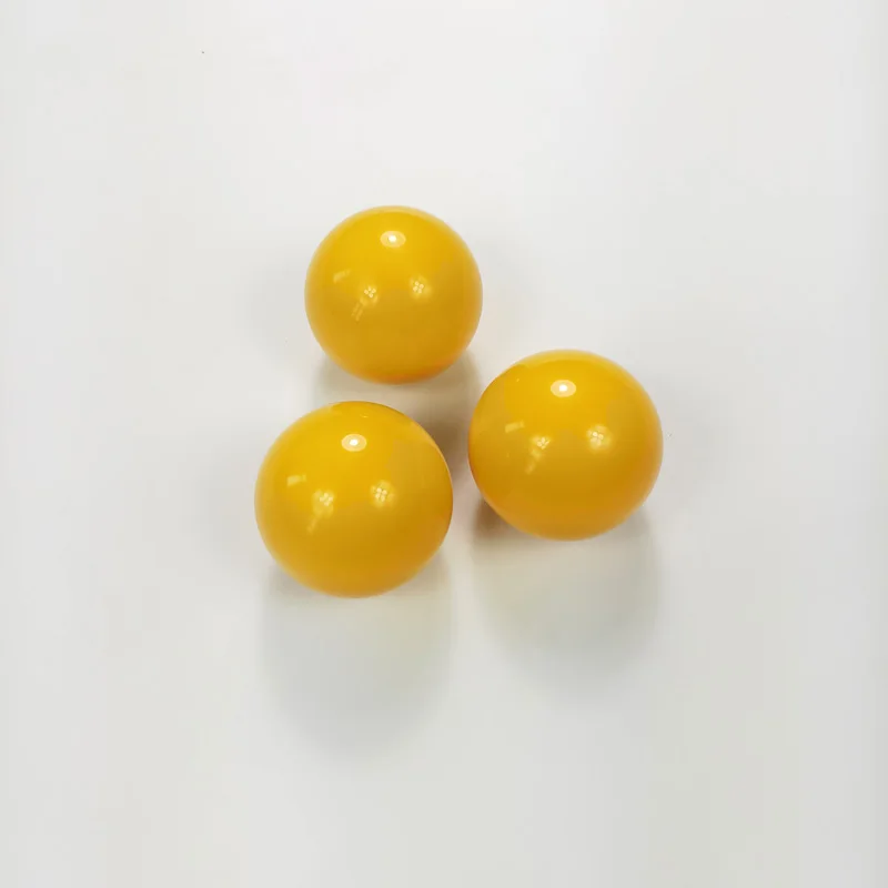 Xmlivet 3 шт. 5,25 см желтый цвет, смолы 2 1/1" шары снукер Лидер продаж бильярд снукер аксессуары - Цвет: Yellow