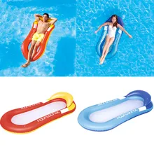 Надувное плавающее кресло для отдыха в бассейне, пляжный одноместный надувной матрас для плавания, водных видов спорта, плавающий спальный стул