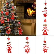 Горячая Распродажа декоративные рождественские деревянные подарочные бирки этикетки подвесные рождественские украшения аксессуары для дома вечерние украшения для сада