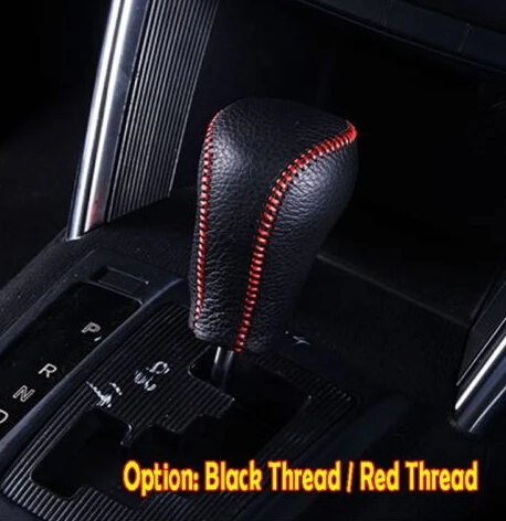 

Leather Car AT Gearshfit Knob Cover Jaccket Protector Trim for mazda CX-5 CX5 2012 2013 2014
