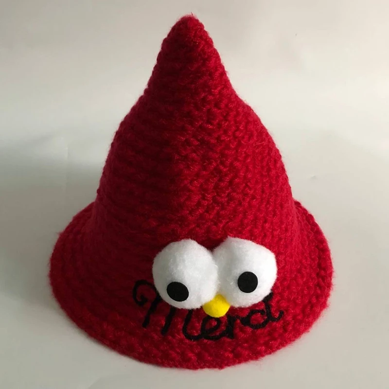 

Fashion Vingate Solid Wool Animal Bucket Hats For Children Girl Spring Winter Warm Bucket Hat 2018 New Brand Apparel Accessories
