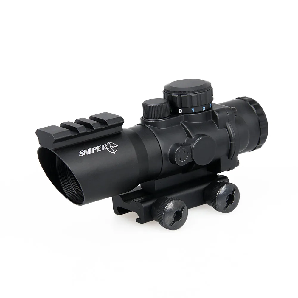 

Canis Latrans 4x32 Dual ill. Tactical Compact Scope without Fiber Optic Sight for Hunting and Outdoor Use PP1-0187