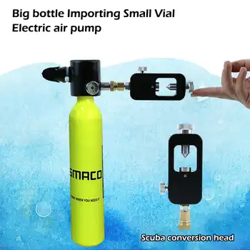 2019 NEW Diving Adapter Mini Scuba Cylinder Scuba Oxygen Reserve Air Tank Pump Aluminum Box Snorkeling Diving Equipment Set