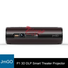 Original JmGO P1 3D DLP Projector Portable Pocket Smart Theater Support 1080P Hi-Fi Bluetooth WIFI Android Proyector Beamer