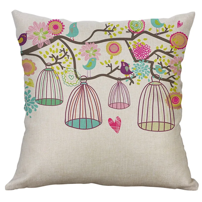 

Easter Sofa Bed Home Decoration Festival Pillow Case Cushion Cover Cute Decorative Easter Bunny Rabbit Egg Pillow cover #XTN
