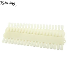 Rolabling 10pcs/pack Natural White Fake Nail Art Display Design For Beauty Nails Tool Set Art