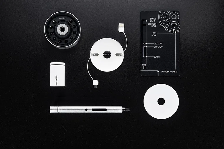 WOWSTICK 1S умная литиевая аккумуляторная электрическая отвертка Мини Портативный цифровой сервис инновационные инструменты, электроинструменты