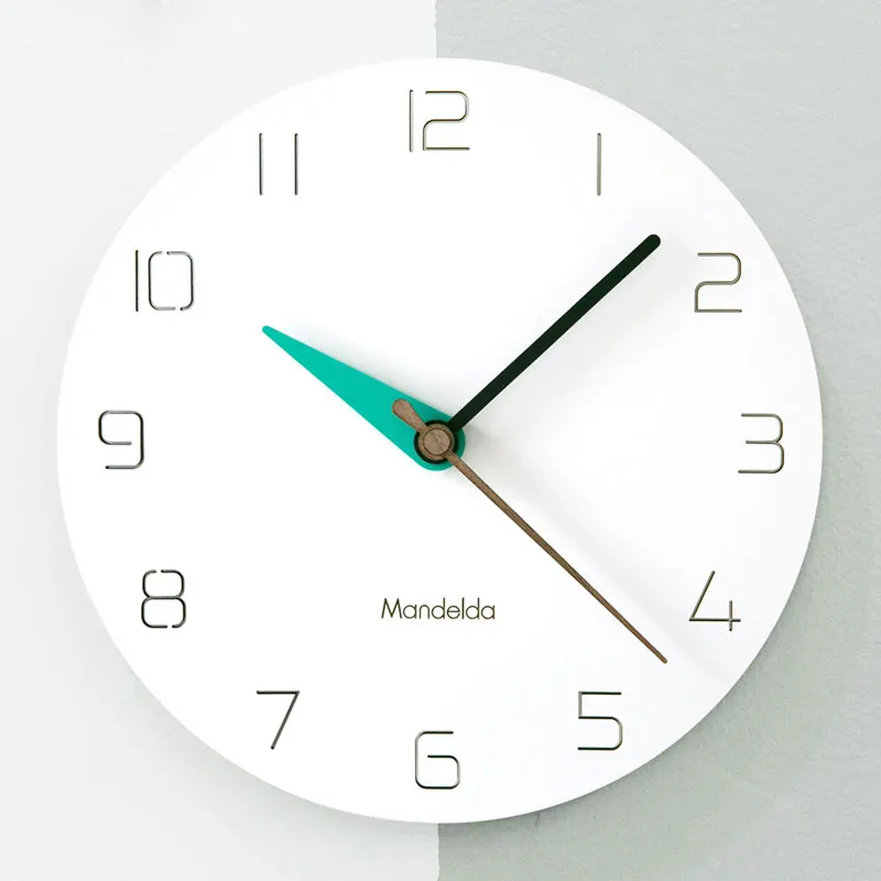

DIY Wall Clock Modern Design Mute Living Room Wall Home Decoration Digital 3D Duvar Saati Wandklok Design