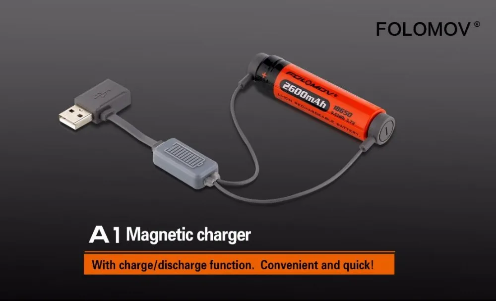 Folomov A1 Magnetic USB Charger