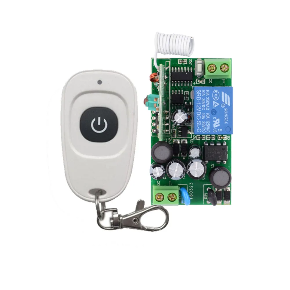 

RF Lamp LED Bulb Remote Lighting Switch White Waterproof Transmitter Outdoor Lighting Wireless Switch AC110V 220V 240V 180V