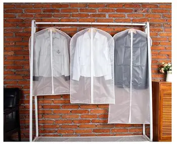 

3PCS SET Dress Clothes Garment Suit Cover Dustproof Storage Bag Protector Hanger case Travel Organizer Home Supplies
