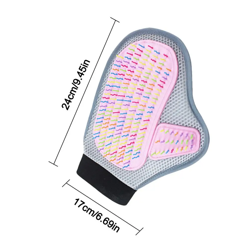 Сетчатая Груминг щетка для чистки волос для собак Расческа массажная мочалка-рукавичка Инструменты Аксессуары для домашних животных для собак кошек
