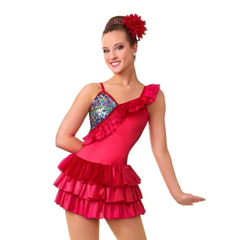 

Balleria dance costume ballet dance costume, jazz, tap dance costume, girl stage performance dance dress