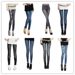 Женские удобные узкие брюки джинсовые леггинсы модные женские сексуальные Стрейчевые узкие джинсы обтягивающие леггинсы