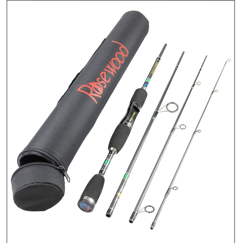 Spinpoler 1.98m Travel Fishing Rod 18-38oz, 4-12lb Medium Action Carbon Lure Fishing Pole Tackle For Fishing  (10)