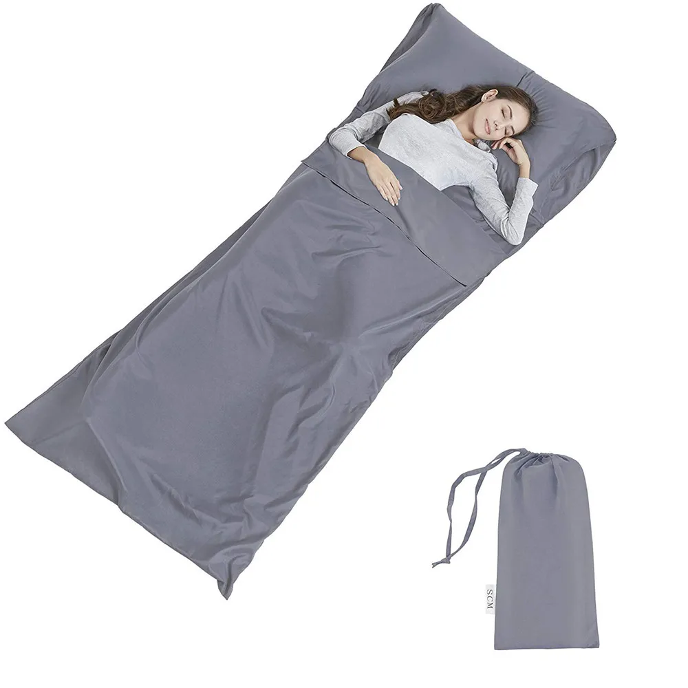 Silk Soft Sleeping Bag Liner Lightweight Travel Sheet Camping Sleep Bag Prevent Dirty On