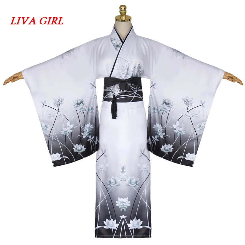 Кимоно для косплея Liva girl Kasugano Sora белое единственное в одиночестве где мы меньше