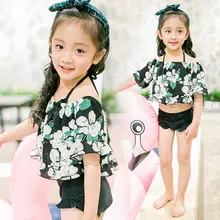 Детская юбка брюки на плоской подошве с разрезом купальник принцессы для маленьких девочек, включая пальто длиной до плеч+ бюстгальтеры+ нижнее белье