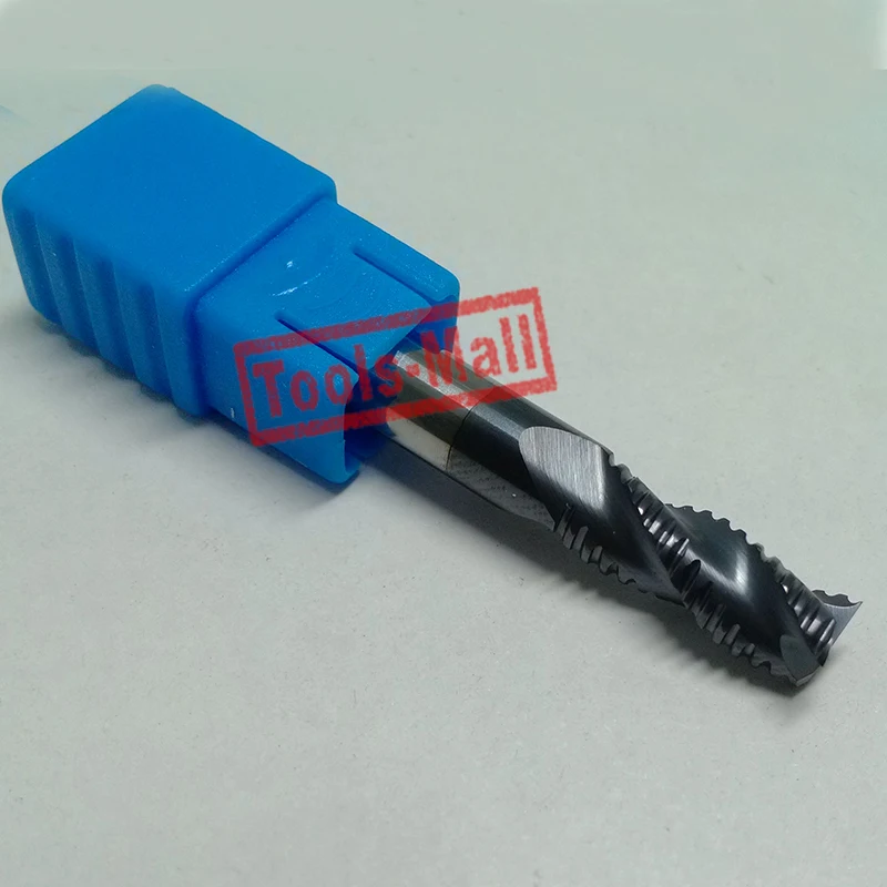 Fresa De Carburo 5 Fresas De Carburo De 1/2" - 4 Filos, H&eacute;lice 45&deg;, Recubiertas AlTiCrN, Para Fresado De Alta Dureza (HRC 50) Fresas Recubiertas Altlcrn Hrc 50