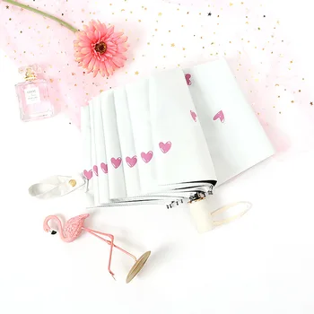 

Creative 10 bone sun umbrella black plastic sun umbrella sun protection against folding umbrella female folding umbrella