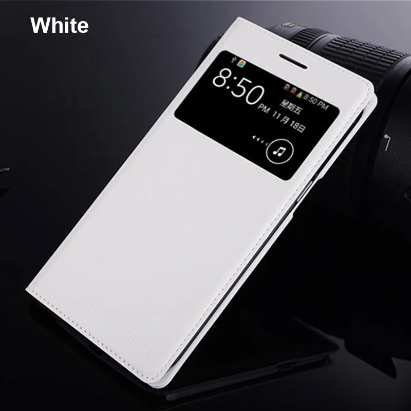 Чехол с откидной крышкой для Samsung Galaxy Grand 2 Grand2 чехол S View функцией задней крышки