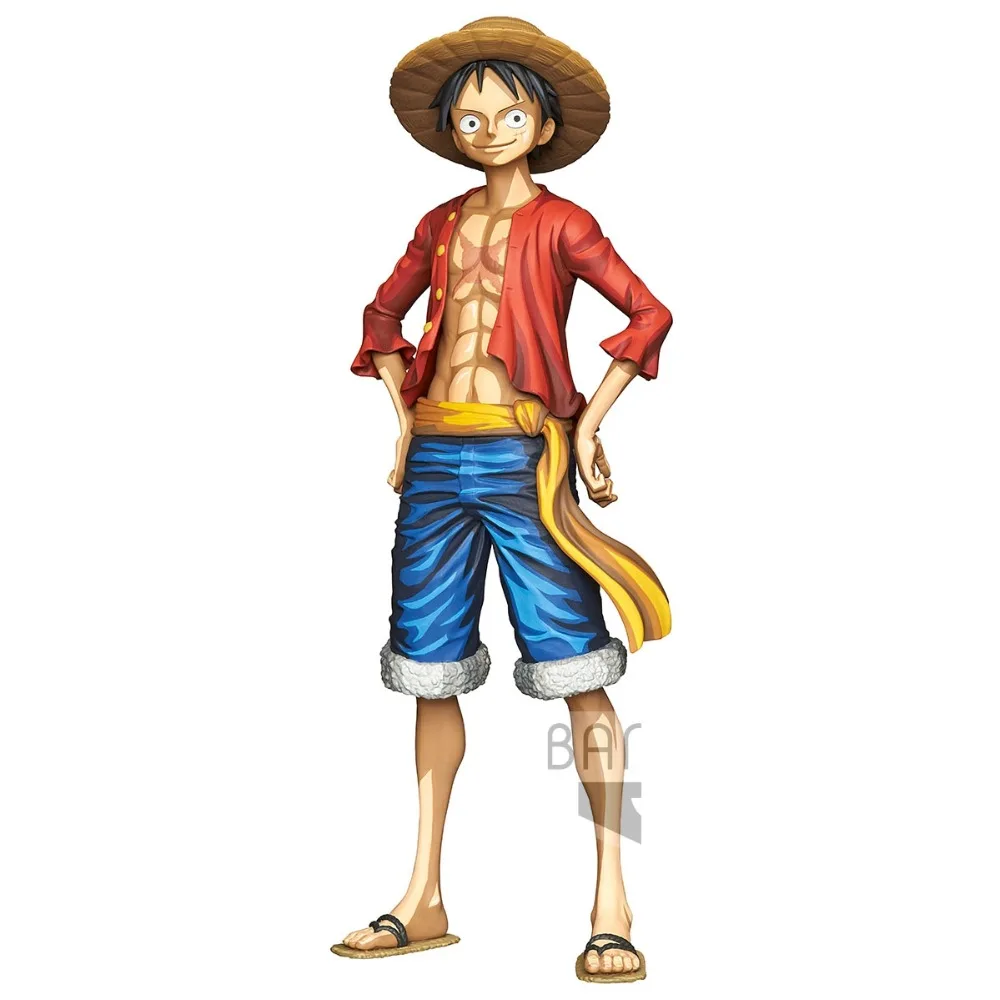 

WSTXBD BANPRESTO Original One Piece Grandista GROS Luffy Manga PVC Figure Figurals Model Dolls Brinquedos Overseas