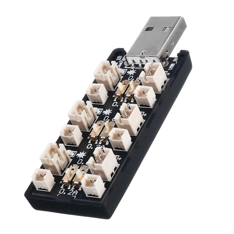 6CH USB 3.7V 1S LiHv Battery Charging Adapter Board 4.35V USB Battery