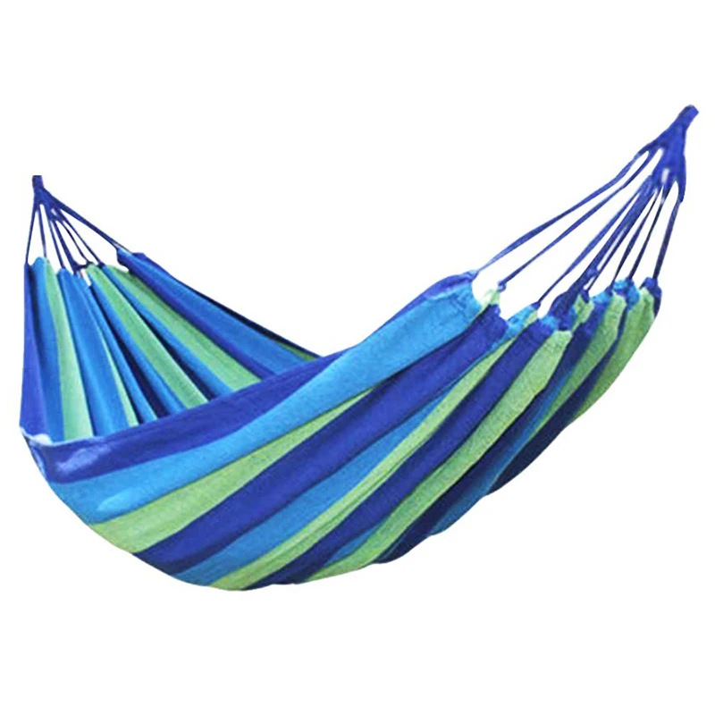 

Hot Sale Canvas Single Hammock Outdoor Sleeping Gear For Hiking Backpacking