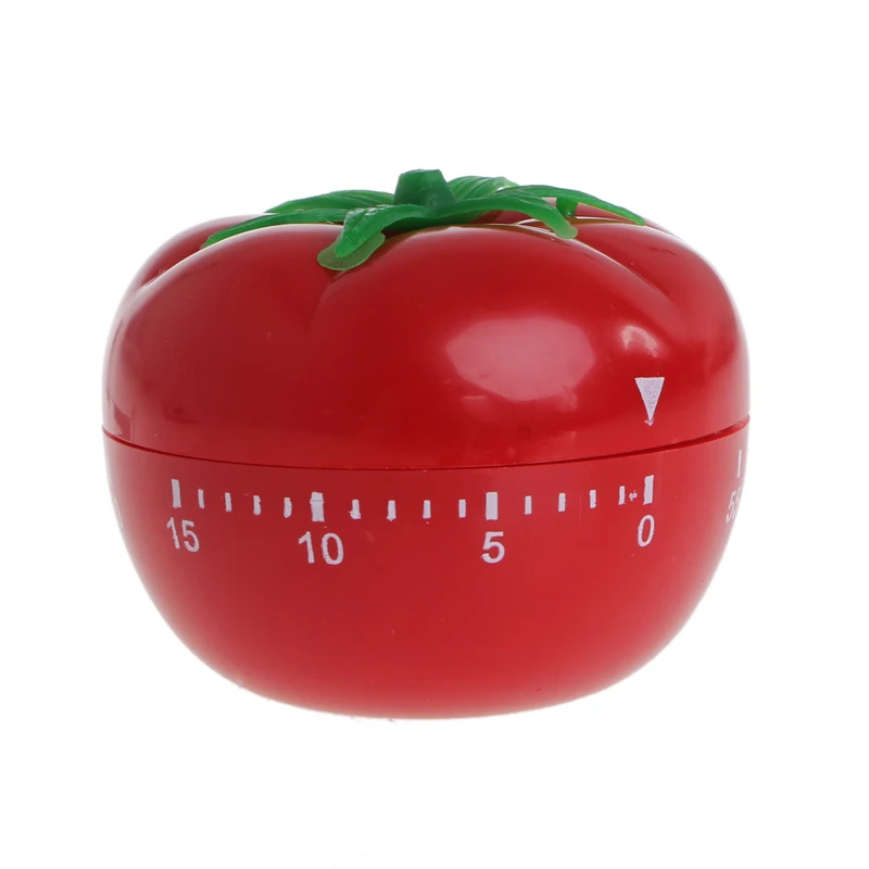 

Usable Tomato Shape Cooking Mechanical Timer Kitchen Gadgets Countdown Reminder