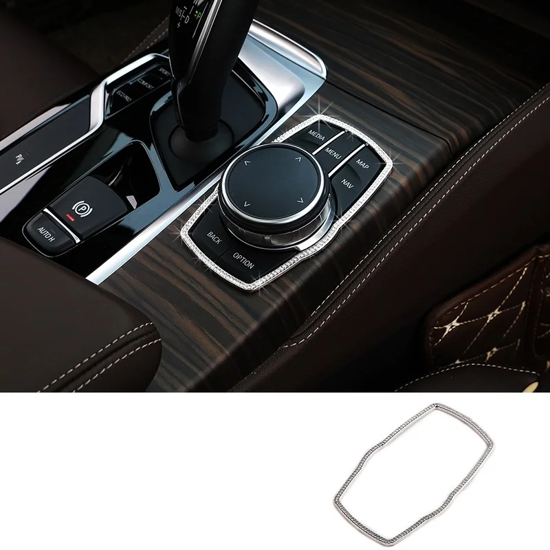 

Auto Decorative Automovil Automobile Interior High-grade Mouldings Covers Trim Bright Sequins Protecter 18 19 FOR BMW X3 Series