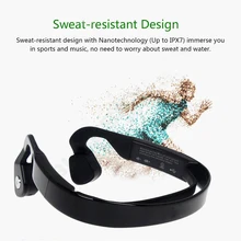 Bluetooth стерео наушники-вкладыши костной проводимости спортивные наушники Hands-free Bass Беспроводные наушники с голосовым помощником с крючок для сережки наушники