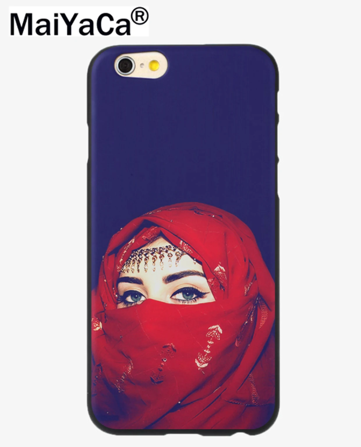 MaiYaCa Muslim Islamic Gril New Personalized print Phone Accessories Case for Apple iPhone 8 7 6 6S Plus X 5 5S SE 5C Cellphones