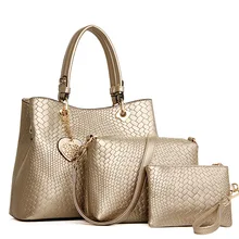 Europäischen und Amerikanischen Stil Frauen Tasche Designer-handtaschen Damen Taschen Geprägte Knitting Muster frauen Schulter Tasche Composite-tasche
