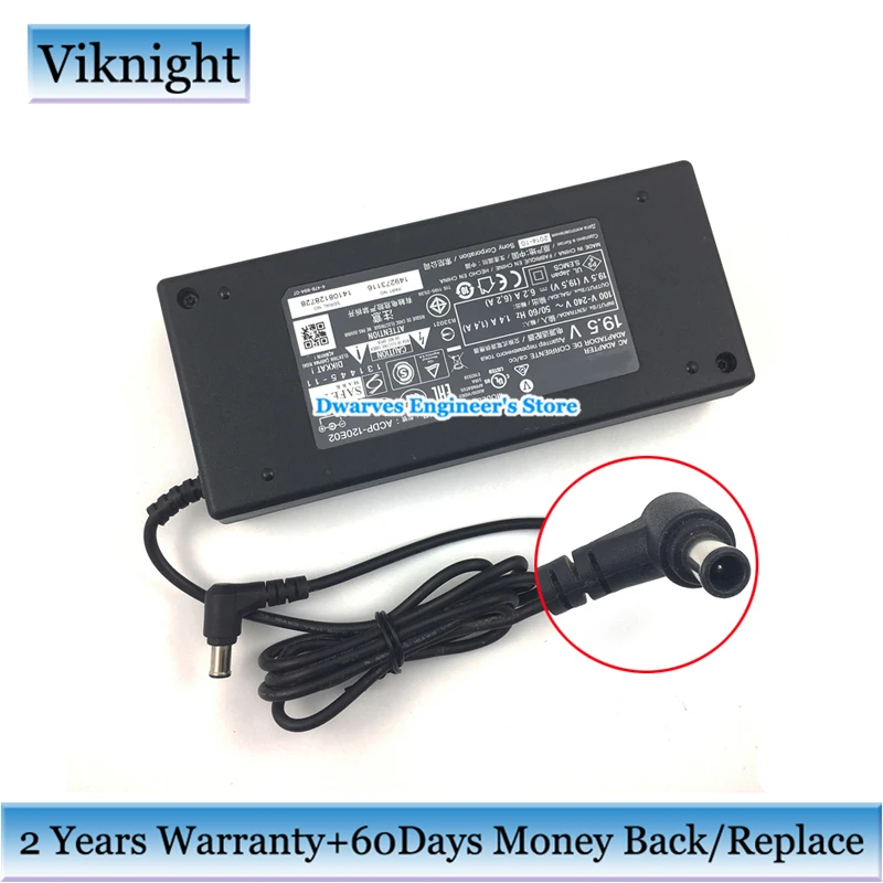 

Original 19.5V 6.2A 121W LCD LED Monitor AC Adapter For SONY VPCW119XJ ACDP120NO1 KDL-42W670A KDL-42W650A 55W950A VPCY21A