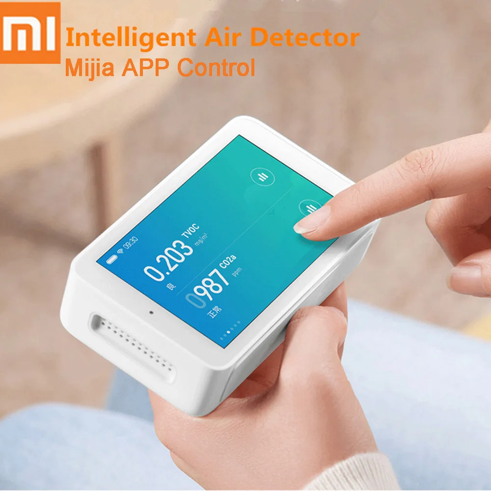 

Mijia Air Detector High-Precision Sensing 3.97Inch Touchscreen USB Interface Remote Monitoring PM2.5 CO2a Humidity Sensor