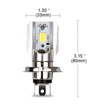 Led Motorcycle Scooter Light Bulb Motorbike h4 Led Headlight Motorcycle Hs1 Moped Light Bulbs