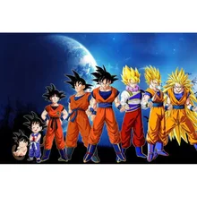 5D DIY Diamond Embroidery Dragon Ball Z Japanese Anime Diamond Painting Cross Stitch Square Rhinestone Mosaic