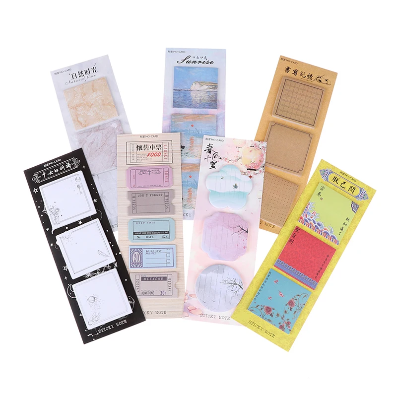 

60sheets/lot Creative Long Version Colorful Memo Pad Self-Adhesive Sticky Notes Office School Supplies Memo Pad Stationery