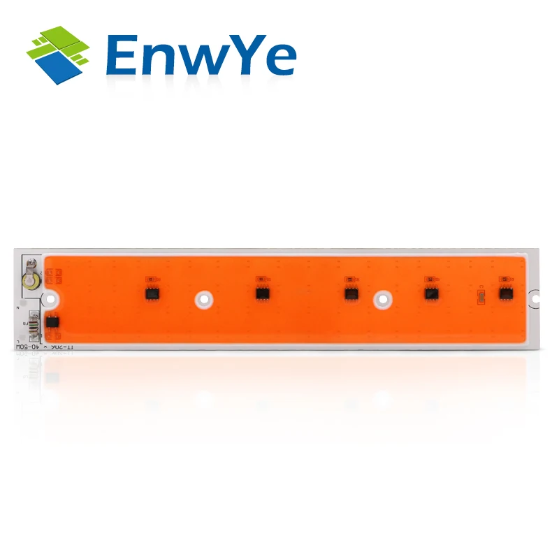 EnwYe 50W 100W Plant growth lamp COB LED Grow Light Phyto Simple floodlight 220V For Plant Greenhouse Hydroponic